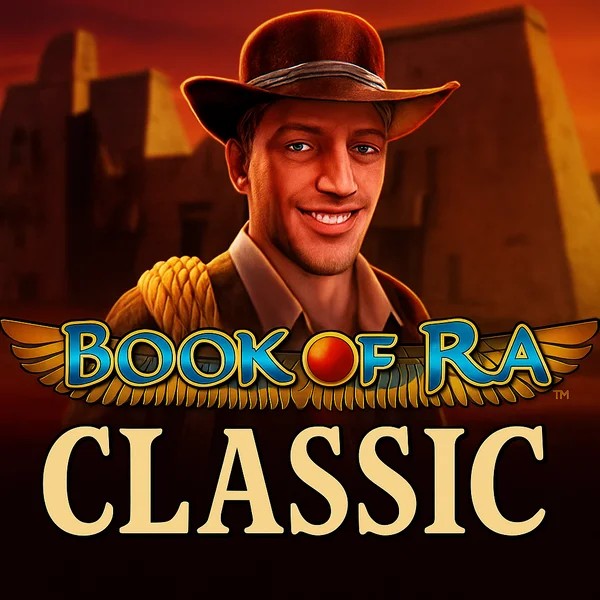 Book of Ra Classic slot visual from Novomatic available on lizaro-casino-be.com