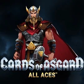 Cards of Asgard All Aces casino game by Switch Studios – featured logo at Lizaro Casino