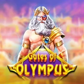 Gates of Olympus slot logo by Pragmatic Play at Lizaro Casino