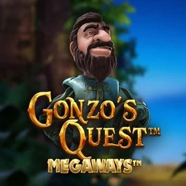 Gonzo's Quest Megaways logo – Slots by Red Tiger Gaming at Lizaro Casino
