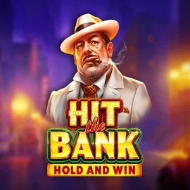 Hit The Bank Hold and Win slot logo by Playson at Lizaro Casino