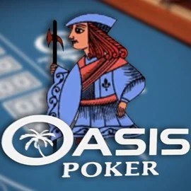 Oasis Poker by Nucleus Gaming, showcased at lizaro-casino-be.com – game logo