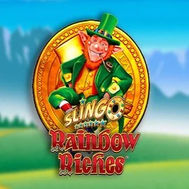 Official Casino Games logo: Slingo Rainbow Riches by Gaming Realms at Lizaro Casino